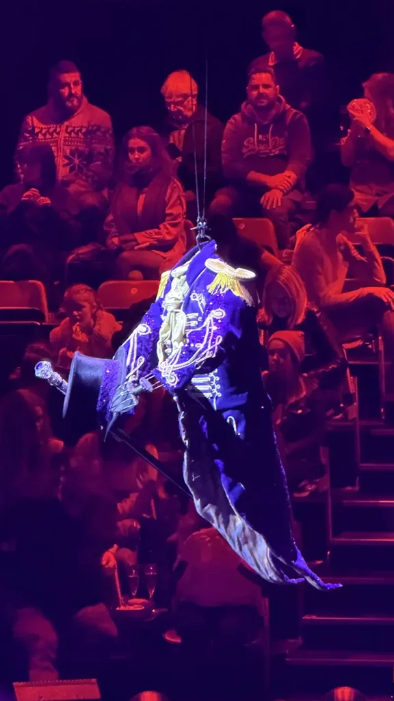 Beeld uit de show the greatest showman west end theater londen