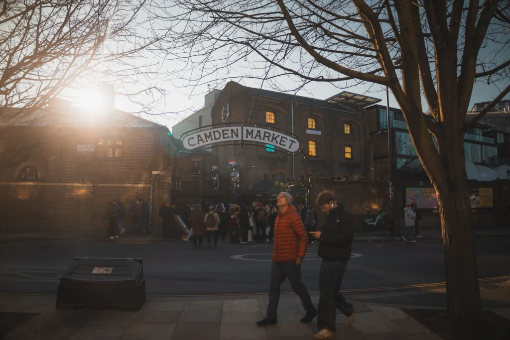 Alternatieve Camden market en town als leuke bezienswaardigheid net buiten londen