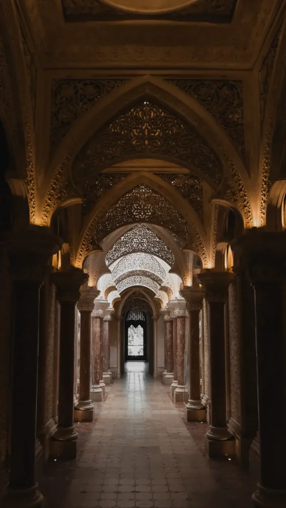Het montserrat palace heeft prachtige decoraties in het interieur