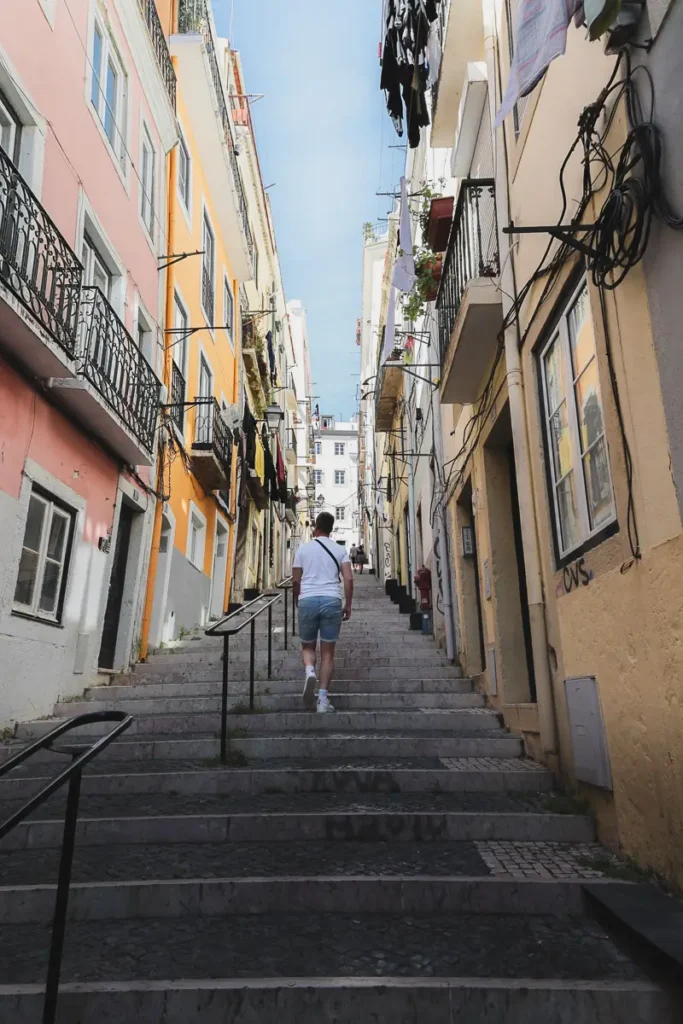 Lissabon is gebouwd op 7 heuvels waardoor je wandelingen zelden vlak zullen zijn